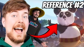 10 MRBEAST REFERENCES AND CAMEOS I’m back [upl. by Arta]