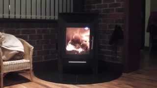 Westfire Uniq 17 wood burning stove 80 efficient [upl. by Seaden]