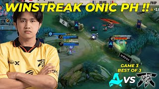 0 LOSE MATCH 5 WIN MATCH BY FNATIC ONIC PH  AURORA GAMING vs FNATIC ONICPH Game 1 KBreakdown [upl. by Genaro]