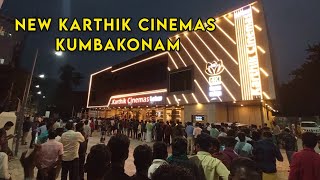 Karthik Cinemas Kumbakonam  LEO 1st Day Celebrations  Vijaya theatre Kumbakonam [upl. by Teressa]