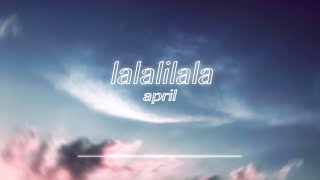 april  lalalilala english cover [upl. by Dovev]