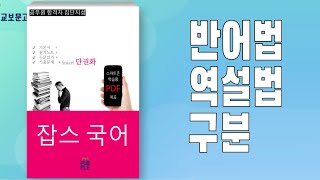 국어 726강 반어법 역설법 간단 구분 암기법 잡스국어 [upl. by Nwahsauq]