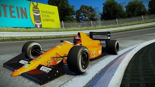 Assetto Corsa EuroBrun ER189 at Kleine Nordschleife O Larrauri hotlap [upl. by Ydnil663]