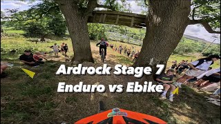 Ardrock Enduro 2024 Stage 7 Enduro vs Ebike [upl. by Bumgardner280]