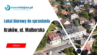 Lokal biurowy z balkonem do sprzedania blisko Bonarki  ul Malborska Kraków [upl. by Enneillij]