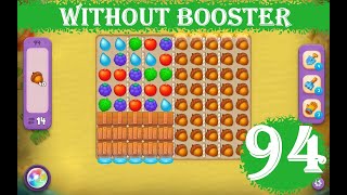 Gardenscapes Level 94  14 moves 2023 HD solution of Level 94 Gardenscapes No Boosters [upl. by Sanbo]