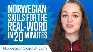 Norwegian Skills for the RealWord Spoken Norwegian Practice [upl. by Rodablas]