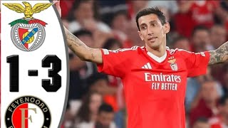 Benfica VS Feyenoord  1  3  Extended Highlights All Goals  Champions League [upl. by Kallman]