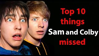 Top 10 things Sam and Colby missed [upl. by Kcoj]