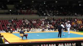 Ewerton Teixeira vs Thabani Mndebela  10th World Open Kyokushin Karate Tournament [upl. by Jannery]