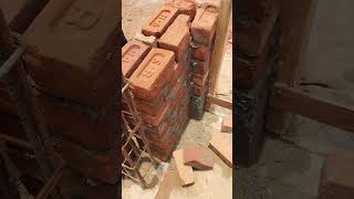 Chunai karna Brickwark Construction shost brickhouse hausa buildingtrendingyoutubeshort [upl. by Aelanej]