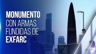 Presidente Petro inaugura monumento en la ONU hecho con armas fundidas de las exfarc [upl. by Fanchon]