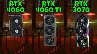 RTX 4060 vs RTX 4060 Ti vs RTX 3070 Benchmark in 9 Games at 1440p 2024 [upl. by Akimed807]