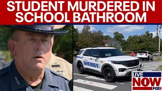 School shooting Student murdered in Maryland high school boys restroom  LiveNOW from FOX [upl. by Latsyk]