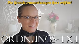 Die Grundvoraussetzungen für einen ordentlichen Haushalt [upl. by Alrich334]