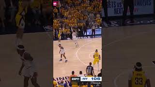 A Best of NBA Moment Andrew Nembhards Game 3 Dagger vs NYK in the Playoffs  Indiana Pacers [upl. by Phyllys315]