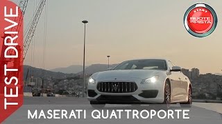 Nuova Maserati Quattroporte Test Drive  Marco Fasoli Prova [upl. by Wilfred]