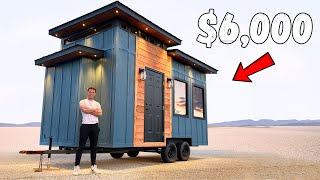 I Built a Luxury Tiny home for 6000 exterior build [upl. by Nonnah654]