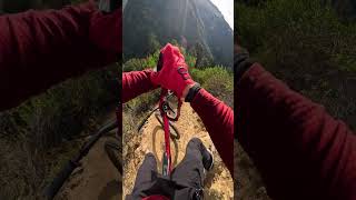 hikers vs mtb shorts downhill gopro mtb [upl. by Enitselec]