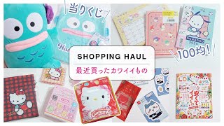 最近買ったかわいいもの｜ハンギョドン当りくじ・サンリオ購入品・100均でもう来年の準備！？手帳やカレンダーなどなど [upl. by Janiuszck589]