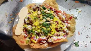 Kolkata Popular Papdi Chaat 25 Rs Only  Kolkata Street Food  Indian Street Food [upl. by Stent]