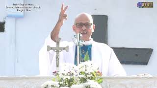 CCRTV  English Mass  08 Dec 23  Fr Roland Coelho SJ  Immaculate Conception Church Panajim [upl. by Mackie]