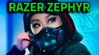 Razer Zephyr Mask  Photoshoot Unboxing amp First Impressing [upl. by Inalej996]