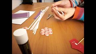 How to Quilling greeting card felicitare [upl. by Halimak]