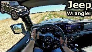 2024 Jeep Wrangler Sahara 20T  POV driving [upl. by Riplex]