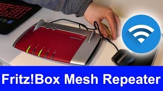 FritzBox als MESH WLAN Repeater einrichten [upl. by Thekla]