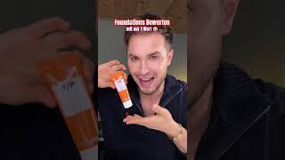 Ich bewerte Foundations mit nur 1 Wort 😱🤡 foundation review makeup [upl. by Nwatna]