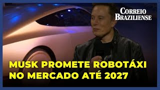 ROBOTÁXI CARRO CAPAZ DE SE DIRIGIR SOZINHO É LANÇADO POR MUSK [upl. by Jody]