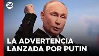 🚨 Putin lanza una advertencia sobre el peligro inminente de una Tercera Guerra Mundial [upl. by Regdirb586]