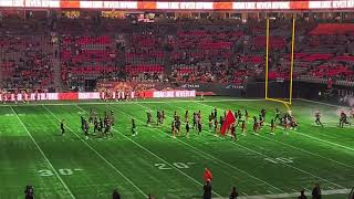 BC Lions Vs Montreal Alouettes Team Introductions October 19th 2024 [upl. by Notnad550]