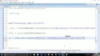 1 3 Connecting to MySql Db using Jframe [upl. by Kennan159]