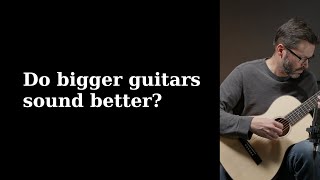 Do bigger guitars sound better The 00 vs 000 vs SD vs LV [upl. by Enylcaj]