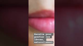 recettegonflée les lèvres 👄 ￼ [upl. by Ahsin650]