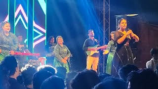 Asima Panda live Jhipi jhipi meghare [upl. by Lleirbag]