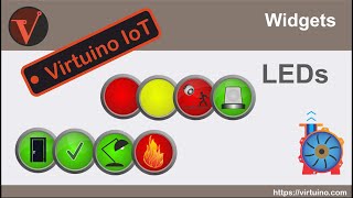 Virtuino IoT  Widget quotLEDquot [upl. by Delaine345]