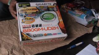 Preview Gigabyte GA880GMUD2H HD [upl. by Karilla530]