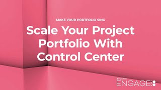 Scale Your Project Portfolio with Control Center [upl. by Nomrej]