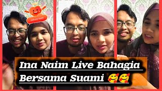 Ina Naim Live Bersama Suami inanaim viralvideo alhamdulillah allahuakbar bahagia [upl. by Nirrol]