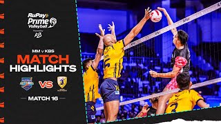 Mumbai Meteors v Kochi Blue Spikers  S3 M16 HLs  RuPay PVL S3 Powered by A23 [upl. by Suiravad284]