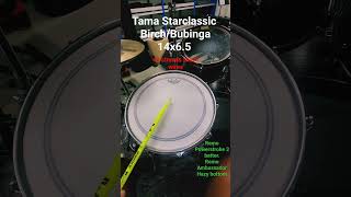 Tama Starclassic BirchBubinga 14x65 Snare drum drums 🥁 musician tamadrums [upl. by Fornof670]