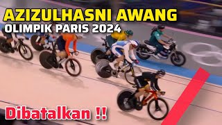 Azizulhasni Awang Olimpik Paris 2024  DisqualifiedDibatalkan Berbasikal Keirin Live di AstroRTM [upl. by Fernandina]