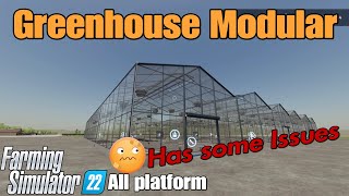 Greenhouse Modular  FS22 mod for all platforms [upl. by Zebaj]