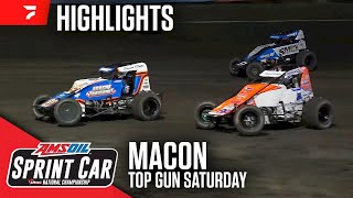 𝑯𝑰𝑮𝑯𝑳𝑰𝑮𝑯𝑻𝑺 USAC AMSOIL National Sprint Cars  Macon Speedway  Top Gun Weekend  June 29 2024 [upl. by Pliam336]