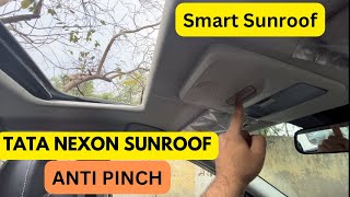 Tata Nexon Sunroof Controls ExplainedFeatures of Sunroof in NexonTata Nexon Sunroof Model 2023 [upl. by Jamel545]