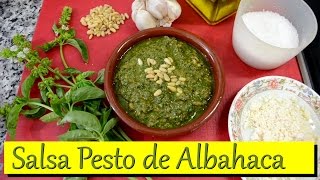 ¿Cómo hacer Salsa Pesto de Albahaca Las Recetas del Hortelano [upl. by Monda975]