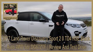 2017 Land Rover Discovery Sport 2 0 TD4 HSE Black Auto 4WD 5dr DG67ZTF  Review And Test Drive [upl. by Enyaw]